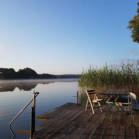 Quaint Bungalow In Klein Labenz With Jetty